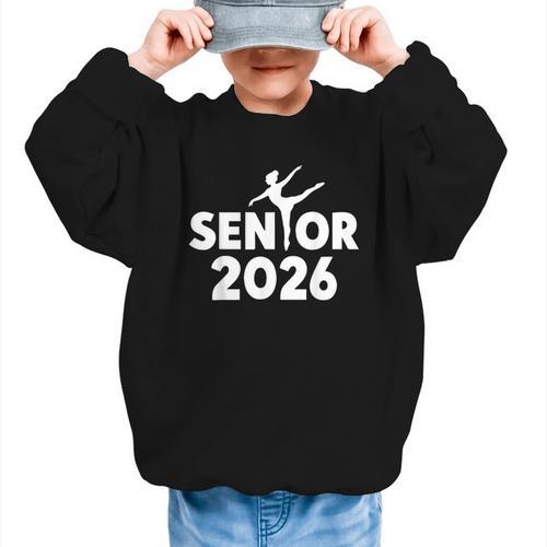 Senior 2026 Dance Team Class Of 2026 Graduate Back To School Graphic Kid Sweatshirt - Savourry