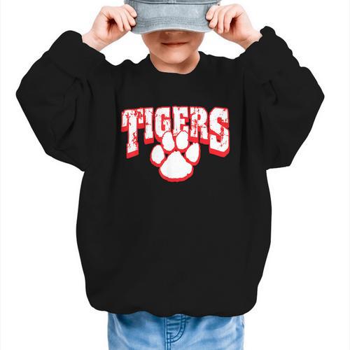 Tigers School Spirit Back To School R Graphic Kid Sweatshirt - Savourry