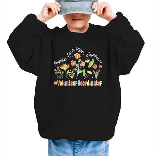 Volunteer Coordinator Appreciation Week Back To School Graphic Kid Sweatshirt - Savourry