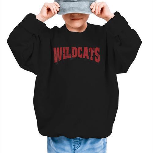 Wildcats Back To School Spirit M Graphic Kid Sweatshirt - Savourry