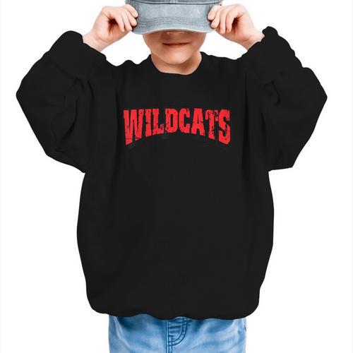 Wildcats Back To School Spirit R Graphic Kid Sweatshirt - Savourry