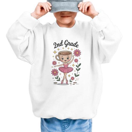 Back To School Italian Brainrot Second Grade Graphic Kid Sweatshirt - Savourry