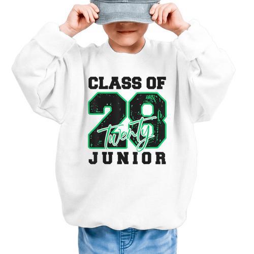 Class Of 2028 Junior High School Back To School 11th Grade Graphic Kid Sweatshirt - Savourry
