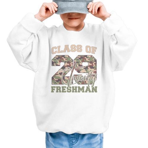 Class Of 2029 Freshman High School Back To School 9th Grade Performance Graphic Kid Sweatshirt - Savourry