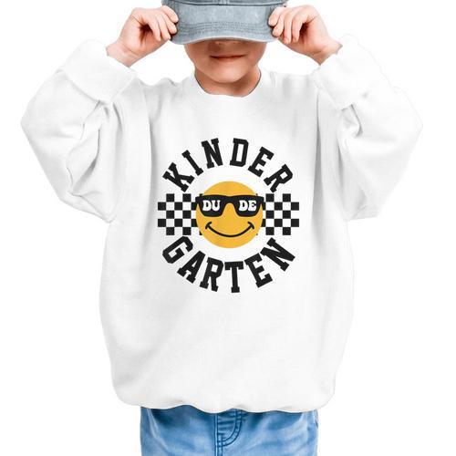 Kindergarten Dude Back To School Kinder Students Kids Graphic Kid Sweatshirt - Savourry