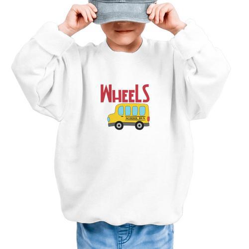 Wheels On The Bus Kids Back To School Graphic Kid Sweatshirt - Savourry