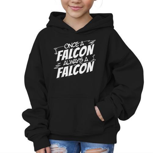 Always A Falcon Back To School Spirit Graphic Kid Hoodie - Savourry