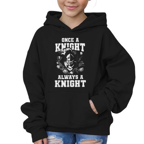 Always A Knight Back To School Spirit Graphic Kid Hoodie - Savourry