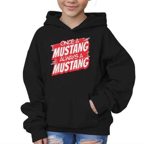 Always A Mustang Back To School Spirit R Graphic Kid Hoodie - Savourry