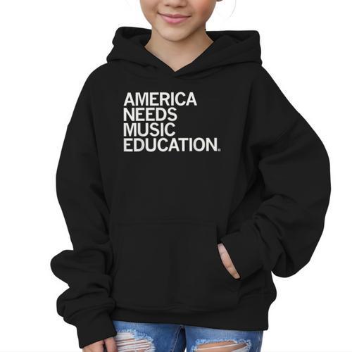 America Needs Music Education Advocacy Back To School Graphic Kid Hoodie - Savourry