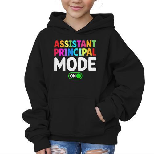 Assistant Principal Mode On Back To School Vice Principals Graphic Kid Hoodie - Savourry