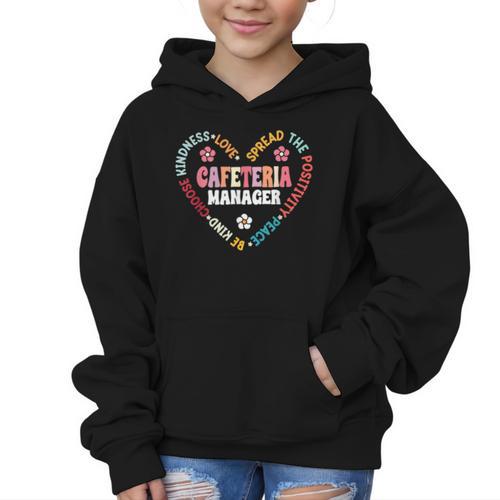 Back To School Cafeteria Manager Lunch Lady Squad Or Team Graphic Kid Hoodie - Savourry