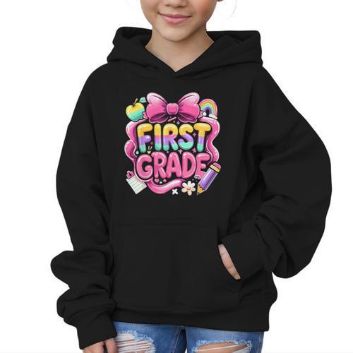 Back To School Team 1st Grade First Grade Graphic Kid Hoodie - Savourry