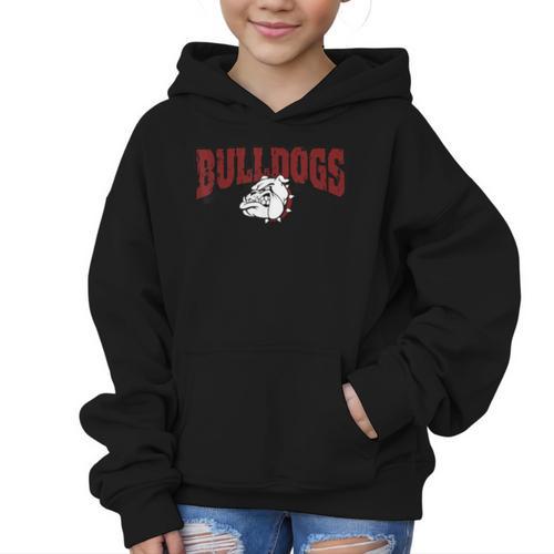Bulldogs Back To School Spirit M Graphic Kid Hoodie - Savourry
