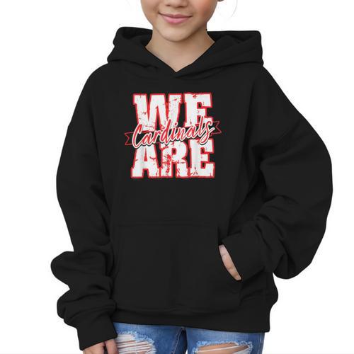 We Are Cardinals Back To School Spirit R Graphic Kid Hoodie - Savourry