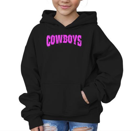 Cowboys Back To School Spirit Pk Graphic Kid Hoodie - Savourry