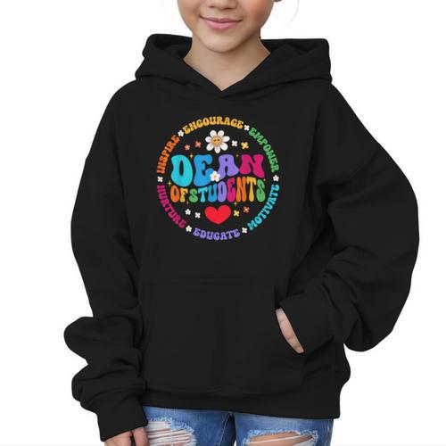 Dean Of Students Appreciation Week Back To School Graphic Kid Hoodie - Savourry