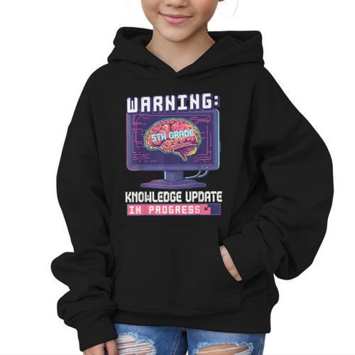 Fifth Grade Back To School Shirts Kids Girls Boys Computers Graphic Kid Hoodie - Savourry