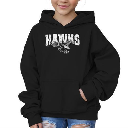 Hawks Back To School Spirit Graphic Kid Hoodie - Savourry