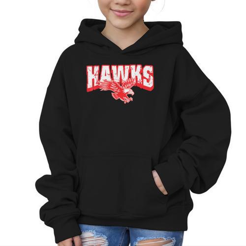 Hawks Back To School Spirit R Graphic Kid Hoodie - Savourry