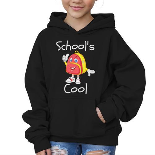 Kids School's Cool Saying Back To School For Kids Graphic Kid Hoodie - Savourry