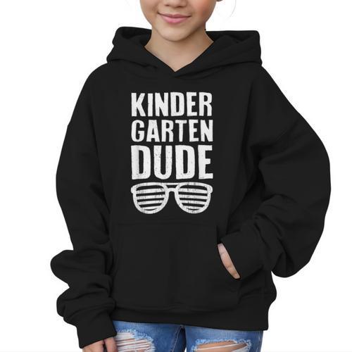 Kindergarten Dude First Day Back To School Boys Kids Graphic Kid Hoodie - Savourry