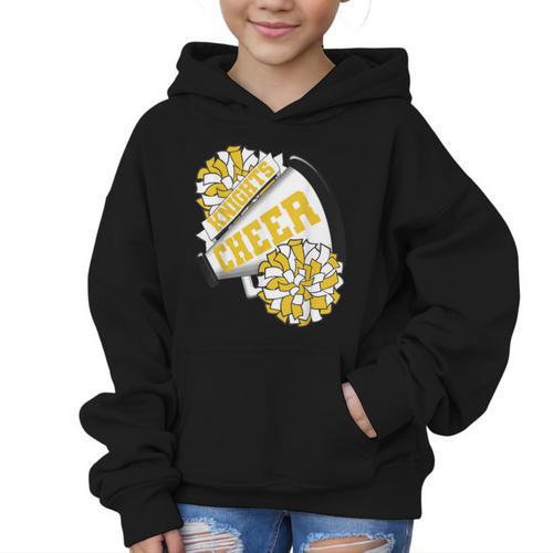 Knights Cheer Back To School Cheerleading Spirit GY Graphic Kid Hoodie - Savourry