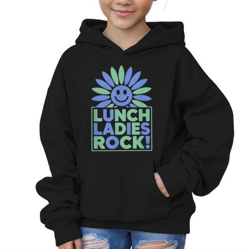 Lunch Lady Squad Cafeteria Worker Back To School Graphic Kid Hoodie - Savourry