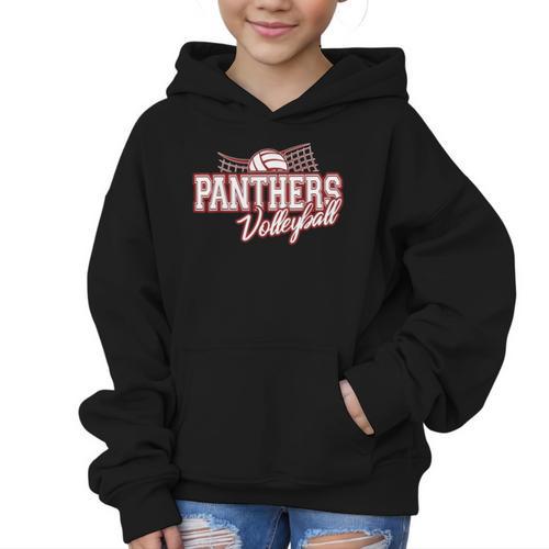 Panthers Volleyball Back To School Spirit M Graphic Kid Hoodie - Savourry