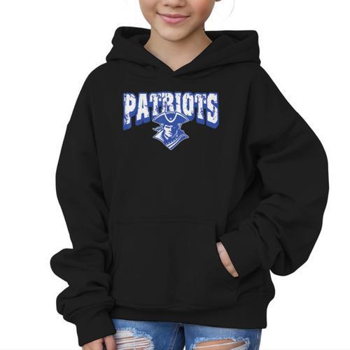 Patriots Back To School Spirit B Graphic Kid Hoodie - Savourry