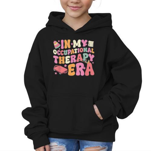 Retro In My Occupational Therapy Era OT OTA Back To School Graphic Kid Hoodie - Savourry