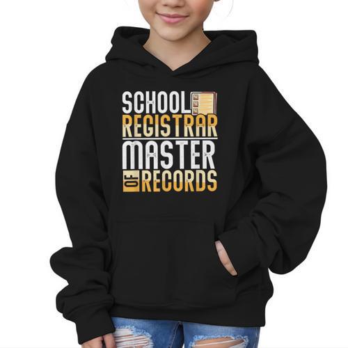 School Registrar Appreciation Back To School Registrar Graphic Kid Hoodie - Savourry