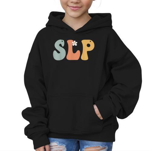 SLP Groovy Women Appreciation Day Hello Back To School Graphic Kid Hoodie - Savourry