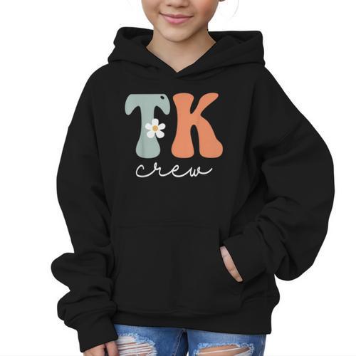 TK Crew Groovy Women Appreciation Day Hello Back To School Graphic Kid Hoodie - Savourry