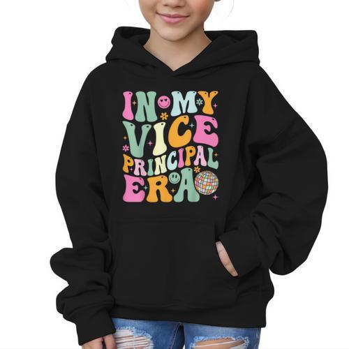 In My Vice Principal Era Back To School Vice Principal Graphic Kid Hoodie - Savourry