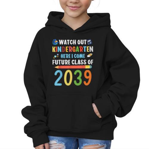 Watch Out Kindergarten Here I Come Shirts Back To School Graphic Kid Hoodie - Savourry