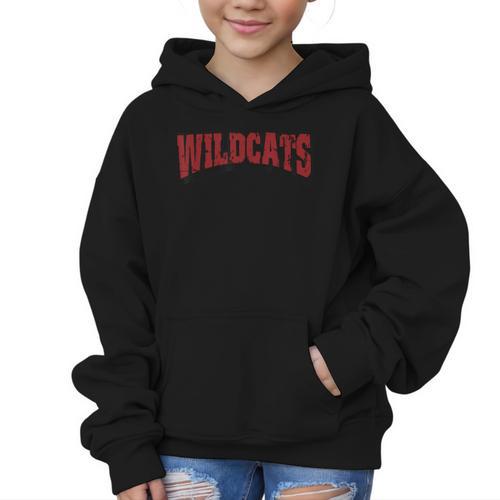 Wildcats Back To School Spirit M Graphic Kid Hoodie - Savourry