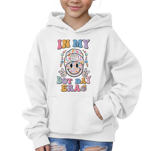 In My Dot Day Era Kids Boys Girls Dot Day Back To School Graphic Kid Hoodie - Savourry