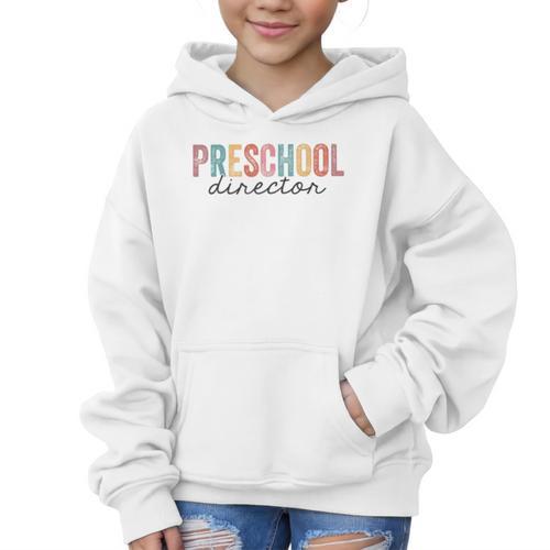 Preschool Director Back To School Daycare Director Graphic Kid Hoodie - Savourry