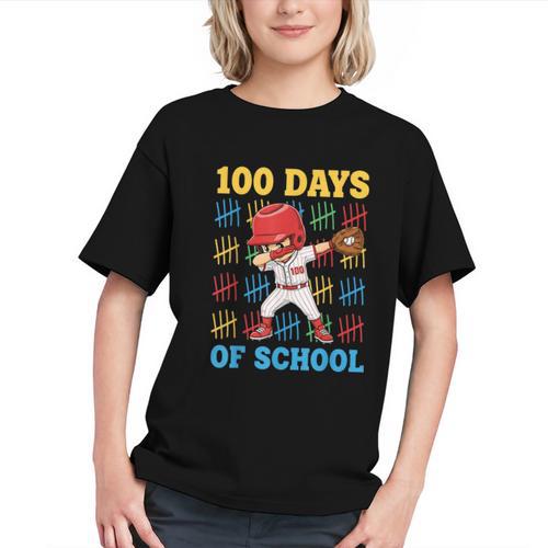100 Days Of School Baseball Bat 100th Day Of School Boys Graphic Youth - Sportilla