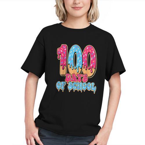 100 Days Of School Baseball Drip 100th Day Of School Graphic Youth - Sportilla