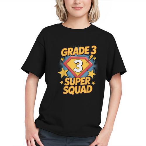 3rd Grade Superhero Squad Back to School Youth T-Shirt - Savourry