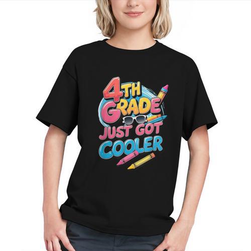 4th Grade Back To School Just Got Cooler Shirt Boys Girls Graphic Youth - Savourry