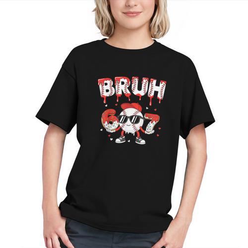 67 Bruh Valentines Baseball Boys Kids Six Seven 6 7 Graphic Youth - Sportilla