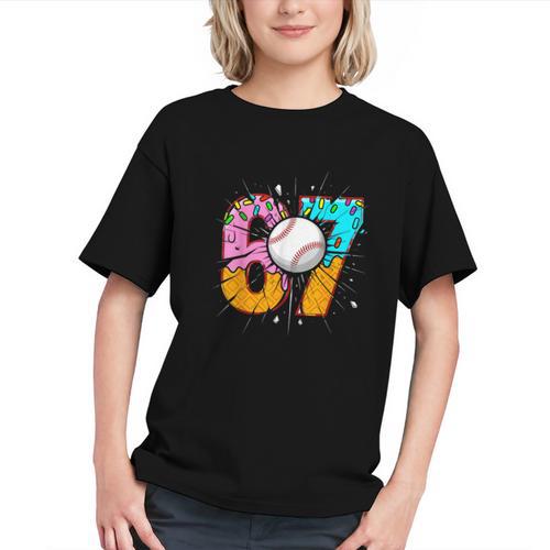 67 Six Seven 6 7 Boys 67 Baseball Ice Cream Drip 6 7 Graphic Youth - Sportilla