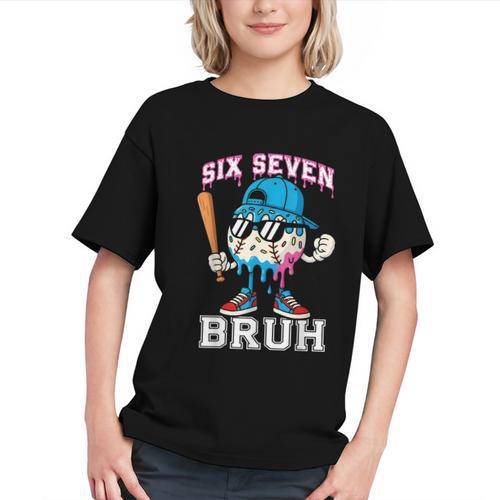 67 Six Seven Baseball Ice Cream Drip Number 67 Player Graphic Youth - Sportilla
