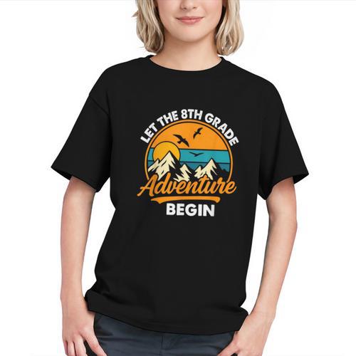 8th Grade Adventure Awaits! Back to School Youth T-shirt - Savourry