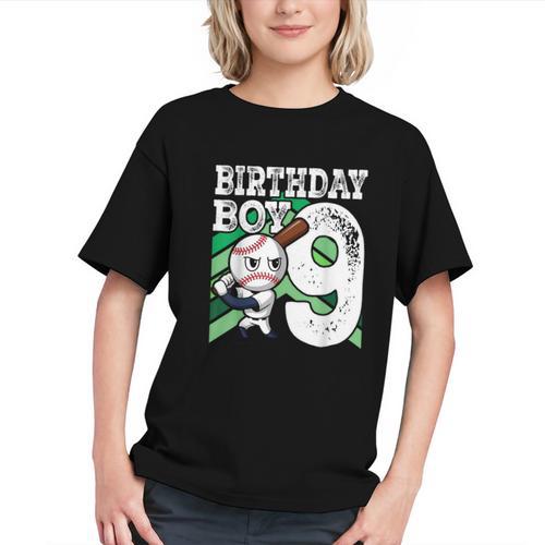 9th Birthday Baseball Birthday Party 9th Birthday Boy Graphic Youth - Sportilla