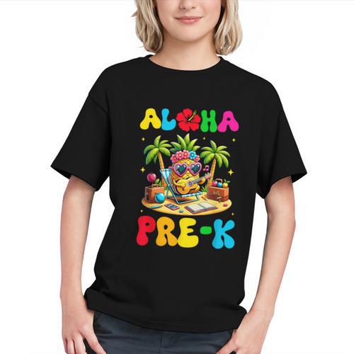 Aloha Pre-K! Tropical Pineapple Back to School Youth T-shirt - Savourry