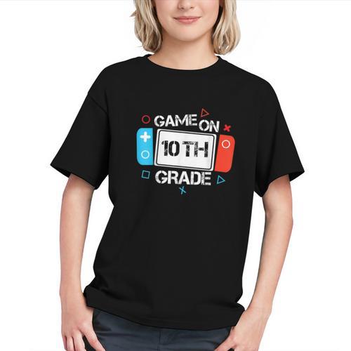 Back To School Game On 10th Grade Gamer Kids Boys Girl Graphic Youth - Savourry